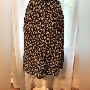 L.L.Bean Elastic Waist Skirt